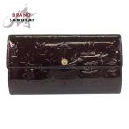 LOUIS VUITTON ルイヴィトン ヴェルニ ポルトフォイユ サラ アマラント ボルドー M93524 長財布 ロングウォレット レディース 502571