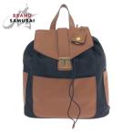 ショッピングトリーバーチ Tory Burch トリーバーチ ブラック 黒 ブラウン ゴールド金具 ナイロン/レザー HST036 0913 リュック バックパック レディース 502738