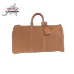 美品 LOUIS VUITTON ルイヴィトン エピ キーポル45 男女兼用 キャネル シルバー金具 エピレザー ボストンバッグ レディース 503248