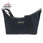 美品 GUCCI グッチ ブラック 黒 シルバー金具 GGキャンバス 019 0433 ショルダーバッグ ポシェット レディース 503485