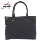 ショッピングBrand 美品 GUCCI グッチ ブラック 黒 GGキャンバス/レザー 002 1119 トートバッグ ショルダーバッグ レディース 504278