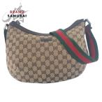ショッピングキャンバス GUCCI グッチ シェリーライン ベージュ ブラウン シルバー金具 GGキャンバス 181092 ショルダーバッグ レディース 504629