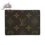 LOUIS VUITTON Louis Vuitton монограмма porutokarutoveru TIKKA ru Brown PVC M60533 чехол для пропуска футляр для карточек мужской 504866