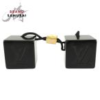 LOUIS VUITTON Louis Vuitton украшен блестками Brown Gold металлические принадлежности пластик аксессуары для волос резинка для волос женский 505266