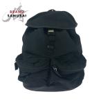 美品 PRADA プラダ テスート 三角ロゴプレート ブラック 黒 シルバー金具 ナイロン リュック バックパック レディース 505433