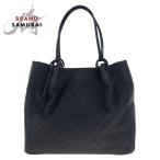 GUCCI グッチ ブラック 黒 シルバー金具 GGキャンバス/レザー 101920 トートバッグ ショルダーバッグ レディース 505776