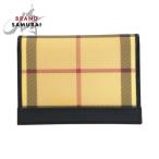  прекрасный товар BURBERRY Burberry в клетку бежевый черный чёрный PVC футляр для карточек футляр для визитных карточек женский 505785
