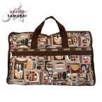 LeSportsac Le Sportsac Brown многоцветный нейлон сумка "Boston bag" ручная сумочка женский 506187