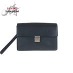 美品 LOUIS VUITTON ルイヴィトン タイガ セレンガ ブラック シルバー金具 レザー セカンドバッグ クラッチバッグ メンズ 506475