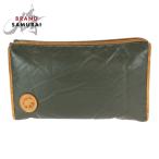 HUNTING WORLD Hunting World палочки .- Cross хаки бежевый нейлон / кожа ручная сумочка клатч мужской 600315