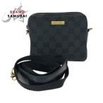 ���i GUCCI �O�b�` �u���b�N �� �S�[���h���� GG�L�����o�X/���U�[ 90666 �V�����_�[�o�b�O �~�j�V�����_�[�o�b�N �|�V�F�b�g 600481