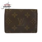 LOUIS VUITTON Louis Vuitton монограмма Brown PVC M62920 футляр для визитных карточек футляр для карточек женский 601047