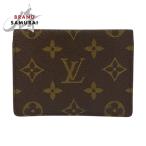 LOUIS VUITTON Louis Vuitton монограмма poruto2karutoveru TIKKA ru Brown M60533 чехол для пропуска чехол для проездного билета футляр для карточек мужской 601048