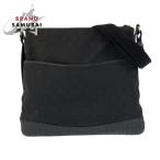 GUCCI �O�b�` �u���b�N �� �V���o�[���� GG�L�����o�X/���U�[ 145857 �V�����_�[�o�b�O �|�V�F�b�g ���f�B�[�X 601378