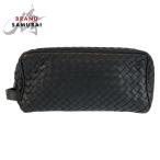 BOTTEGAVENETA Bottega Veneta сетка черный чёрный кожа V4651 клатч ручная сумочка мужской 602405