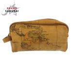 PRIMA CLASSE Prima Classe карта рисунок Brown PVC/ кожа клатч ручная сумочка мужской 603448