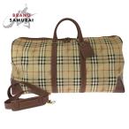  прекрасный товар BURBERRY Burberry Vintage в клетку 2way бежевый Brown Gold металлические принадлежности PVC/ кожа сумка "Boston bag" ручная сумочка 604314