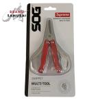  новый товар не использовался Supreme Supreme SOG Snippet Multi Tool красный серебряный нержавеющая сталь зажим мульти- tool зажим мужской 604416 новый товар 