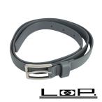 ■新同■　ボッテガヴェネタ ベルト カーフ グレー 657167 #80 【300912】1