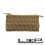 # не использовался # Fendi сумка косметичка бардачок z ключ no Brown [332746]8