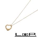 ■新同■　ティファニー オープンハート エルサ ペレッティ ネックレス アクセサリー ゴールド PG750 箱【345609】2