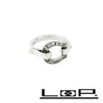 ■中古■　シンパシーオブソウル ホースシューバンドリング 指輪 シルバー K18 SV925 #6 3.0g【365065】7