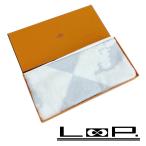 # не использовался # Hermes ava long полотенце для рук носовой платок животное белый голубой [367373]5