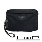 # прекрасный товар # Prada сумка макияж косметические мелочи inserting нейлон SS черный [404269]1