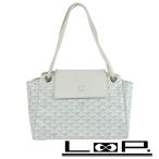 ショッピングゴヤール ■美品■　ゴヤール ルエット PM ショルダー バッグ カバン PVC ホワイト 【408021】5