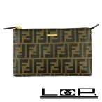 # прекрасный товар # Fendi Zucca сумка косметика макияж сцепление campus Brown 1382384[441165]5