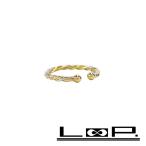 ■美品■　カルティエ ツイスト リング 指輪 アクセサリー シルバー ゴールド ピンクゴールド 750 WG YG PG #11 【447761】10