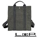 ■美品■　エルメス エールライン アド MM リュックサック バックパック バッグ キャンバス グレー 【448461】10