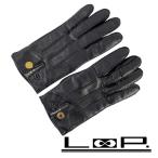 # прекрасный товар # Hermes Serie перчатки перчатка овечья кожа черный #7 1/2[454783]10