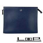 ショッピングダンヒル ■新同■　 ダンヒル クラッチ セカンド バッグ レザー ネイビー 【460432】10