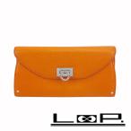 フェラガモ ■中古■ ガンチーニ 二つ折り 長財布 ウォレット レザー オレンジ 箱【495991】7