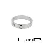 カルティエ ■新同■磨き済■ ミニラブ リング 指輪 K18 ホワイトゴールド WG750 箱 #47 3g 【504556】13