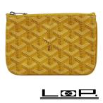 ショッピングゴヤール ゴヤール ■新同■ セナ ミニポーチ 小物入れ コインケース 小銭入れ PVC イエロー 【518751】11