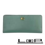 コーチ ■未使用■ 二つ折り 長財布 ウォレット 札入れ グリーン レザー 箱 【529931】8