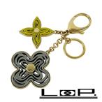  Louis Vuitton # прекрасный товар #biju-sak сумка очарование брелок для ключа Gold серый зеленый GP M66143 коробка [542039]12