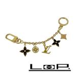 ルイヴィトン ■新同■ ビジューサックシェンヌ スプリングス モノグラム キーホルダー チャーム ゴールド GP M68999 箱 【544705】12