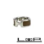 エルメス ■中古■ オランプ リング 指輪 アクセサリー シルバー エトゥープ SS #S 12号 【545122】11