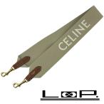  Celine # новый такой же # плечо ремешок embro Ida Lee парусина кожа he-ju Brown [549212]8