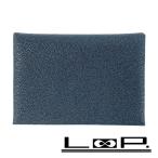  Hermes # не использовался #karu vi Duo карта ячейка для монет футляр для визитных карточек кошелек для мелочи .she-bru Gris Misty черный W.[615702]13