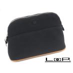 [ прекрасный товар ] HERMES Hermes Bolide Mini сумка PM 25 cosme мелкие вещи косметика inserting парусина черный чёрный черный [A69662]