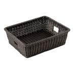 .. полимер .. корзина рука есть темно-коричневый 91409S маленький 40cmx30cm ZDT-15