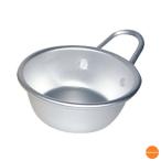 アルマイト　マッコリカップ　手付　13cm　510cc　シルバー　RMT-21
