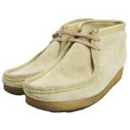 Clarks Clarks Wallabeewala Be 35405 8(26cm) песочный бежевый замша блинчики подошва обувь f1032