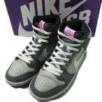 NIKE SB ナイキエスビー 22SS Dunk High Pro Medium Grey ダンク ハイ プロ ミディアムグレー DJ9800-001 US8/26cm Grey/White/Pink g11395