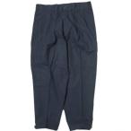 DOMINATEdomineito хлопок лен 2 tuck semi обезьяна L широкий конический тигр u The -5670 L темно-синий linen брюки низ g11872