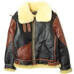 UNUSED x BUZZ RICKSON'S Anne б/у Buzz Rickson's 18AW SHEEP B-3 JACKET two цветный мутон "куртка пилота" US1450 3 g12180